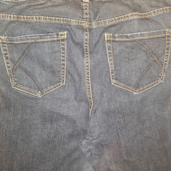 Tighter Tummy Fit High-Rise Straight dark denim Jeans, size 18 - Picture 6 of 7